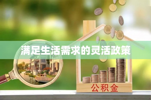 翔安满足生活需求的灵活政策