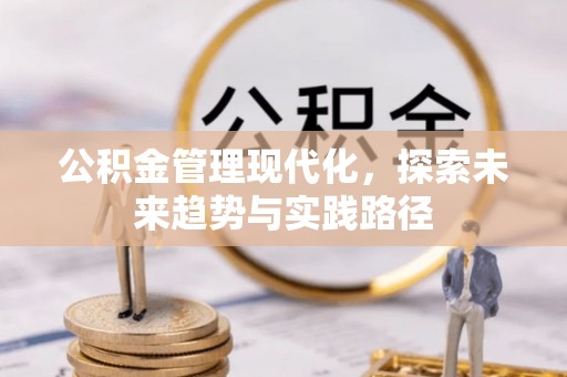 翔安公积金管理现代化，探索未来趋势与实践路径