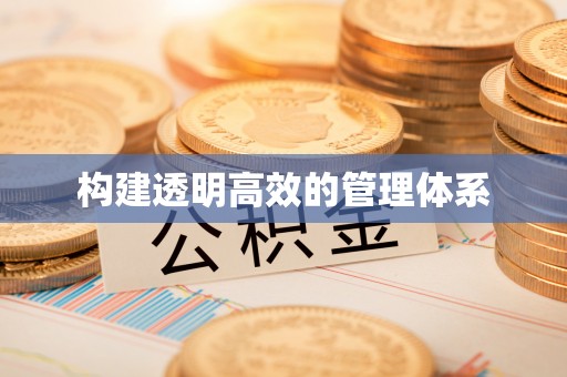 翔安构建透明高效的管理体系