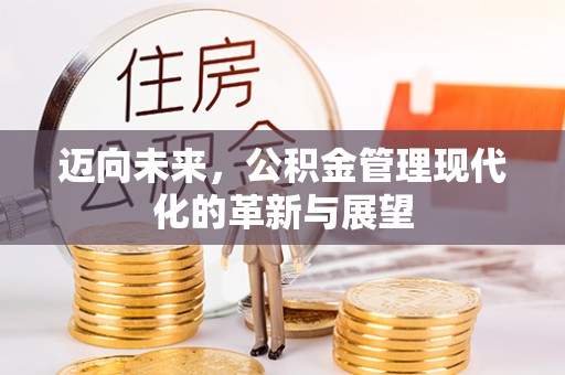 翔安迈向未来，公积金管理现代化的革新与展望