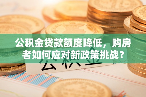 翔安公积金贷款额度降低，购房者如何应对新政策挑战？
