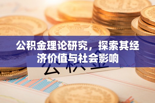 翔安公积金理论研究，探索其经济价值与社会影响