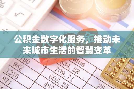 翔安公积金数字化服务，推动未来城市生活的智慧变革